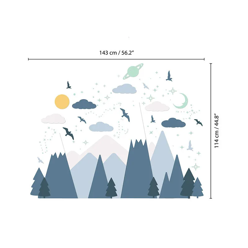 Stickers Phospho. - Montagnes bleues-5