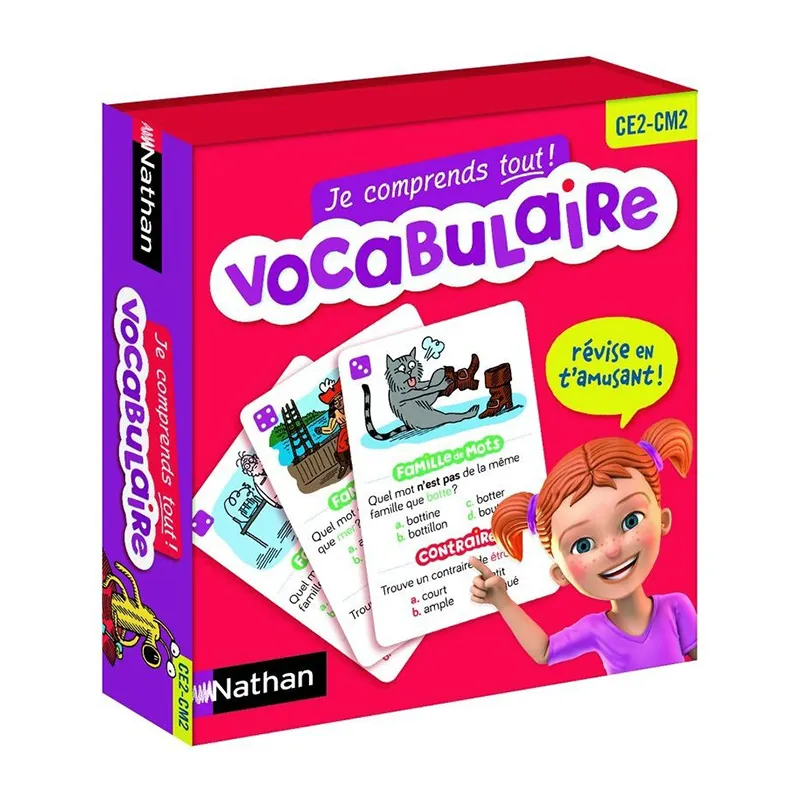 Jeu Je comprends tout Vocabulaire - 7+-0