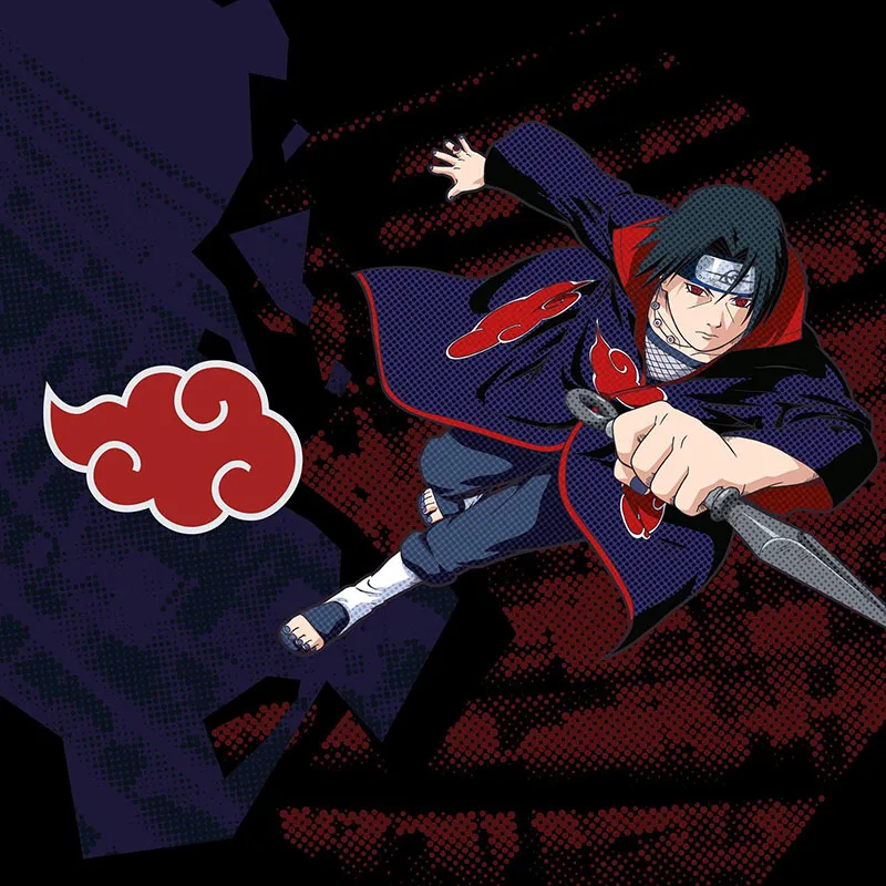 3 boxers homme Naruto Classic - Noir/Bleu/Jaune/Rouge-4