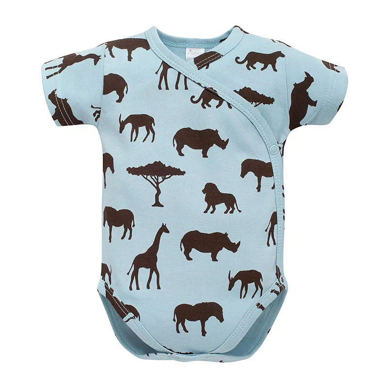 Body MC ouv. Kimono Safari - Bleu-0