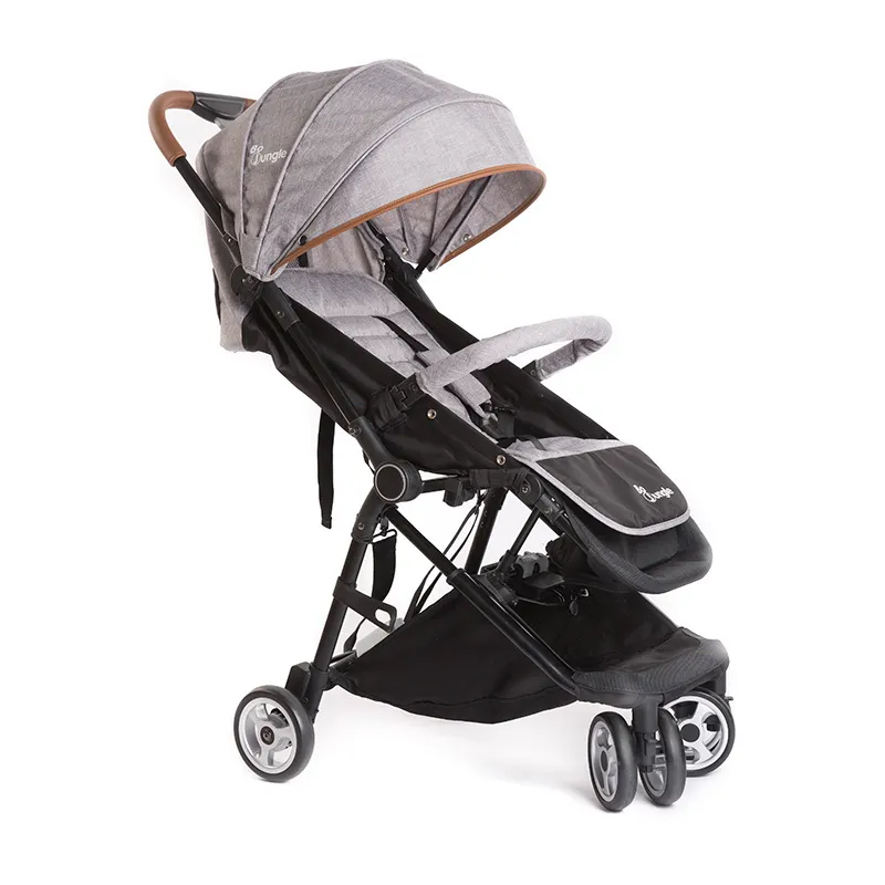 Poussette Genius ultra-compacte Gris clair - 47x43x23cm-8