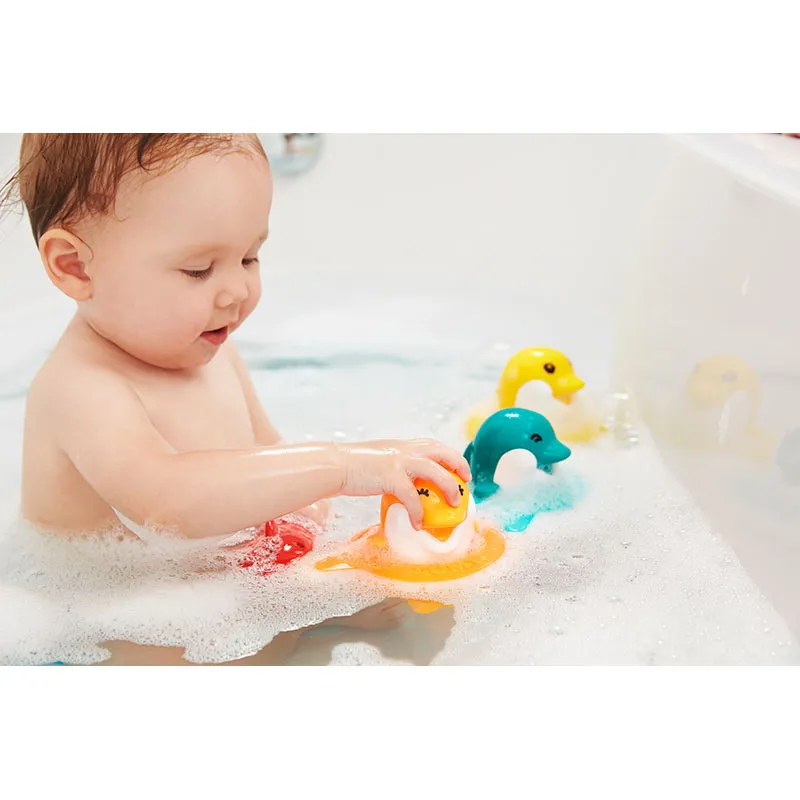 Jeu de bain Do-Ré-Mi Dauphins sonores - 12m+-5