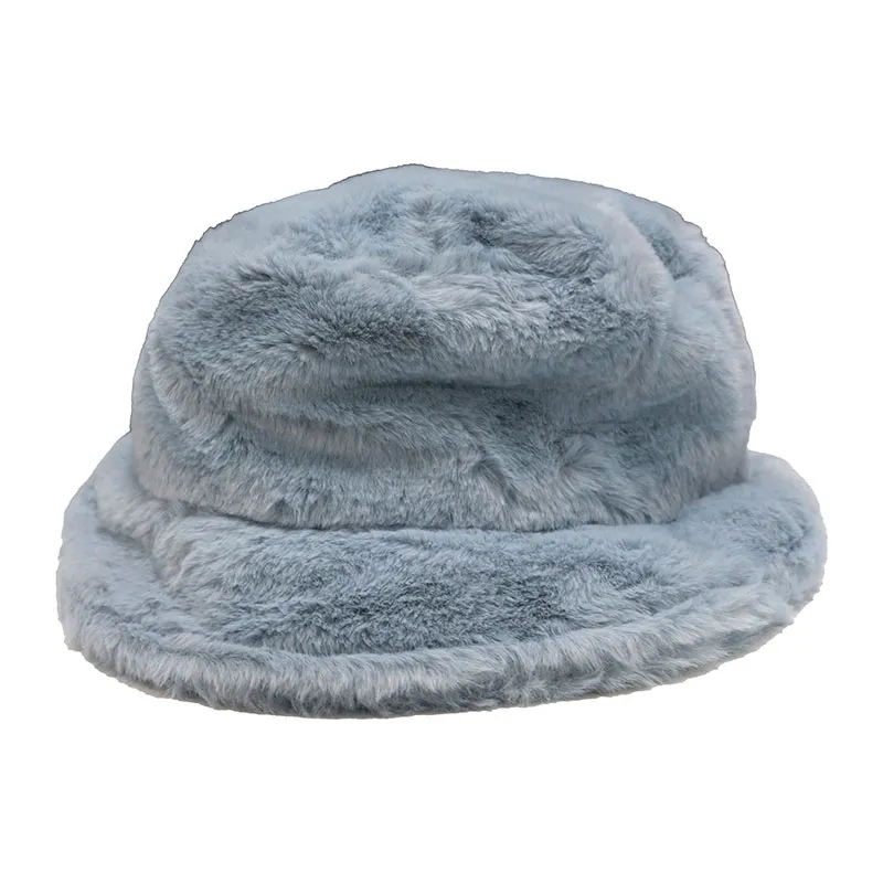 Bob Fur Femme - Bleu pastel-1