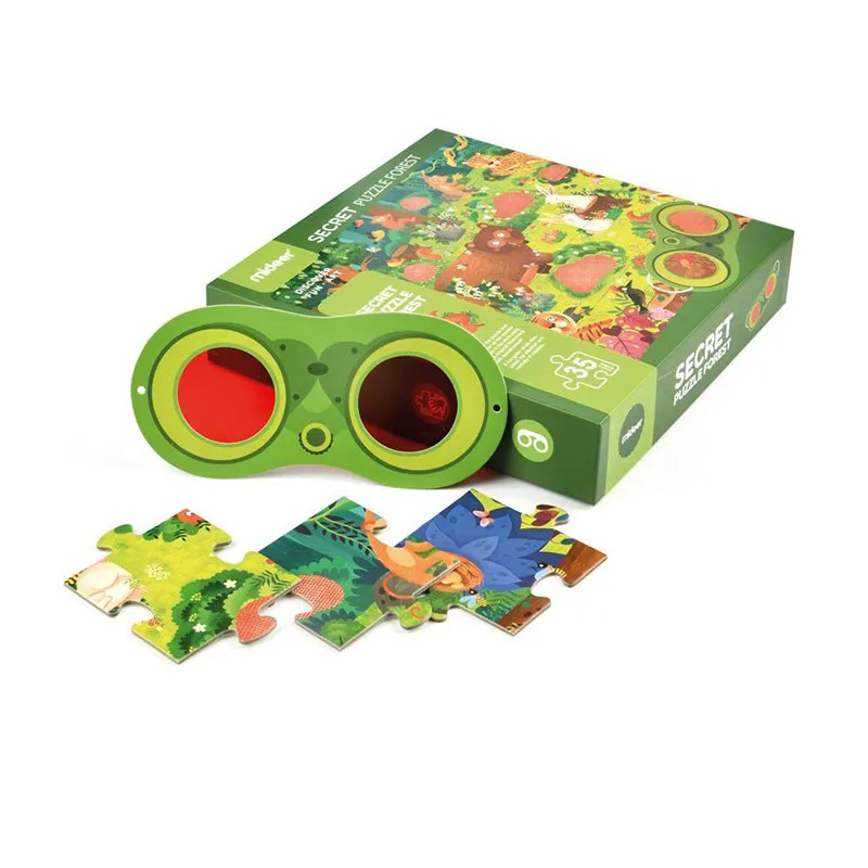Puzzle Detective forêt 42pcs - 36m+-0