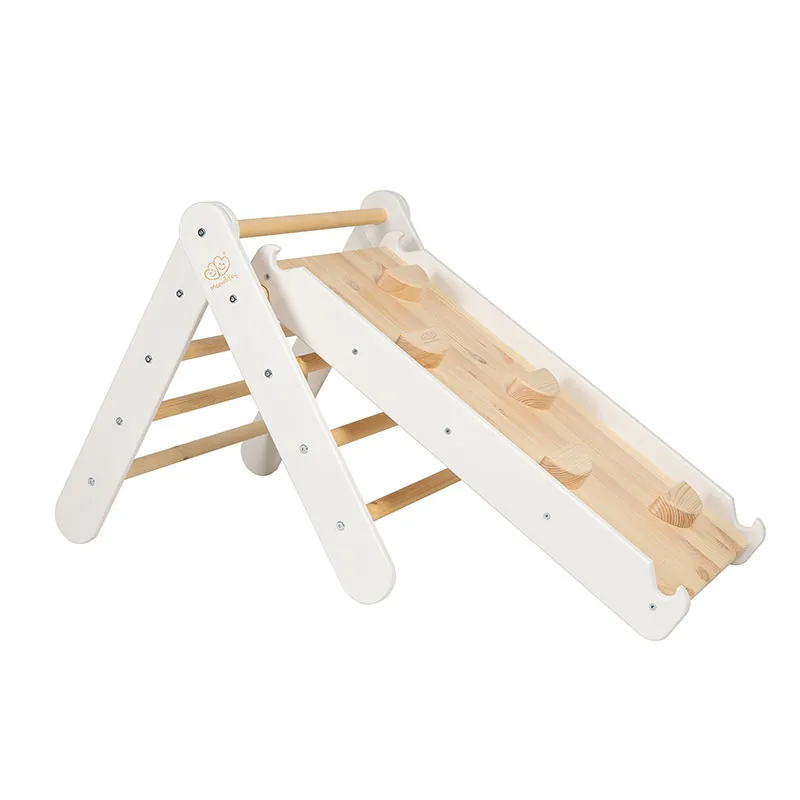 Mur d'escalade 2en1 Bois/Blanc - 36m+-5