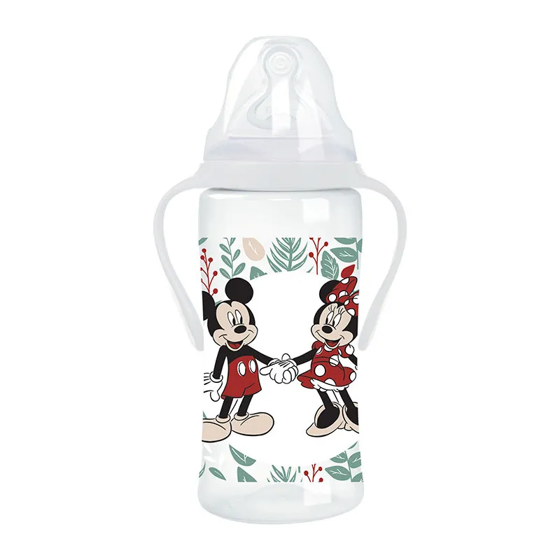 Biberon col large Autonomy+ anti-colique 360ml Mickey/Minnie - 6m+-0