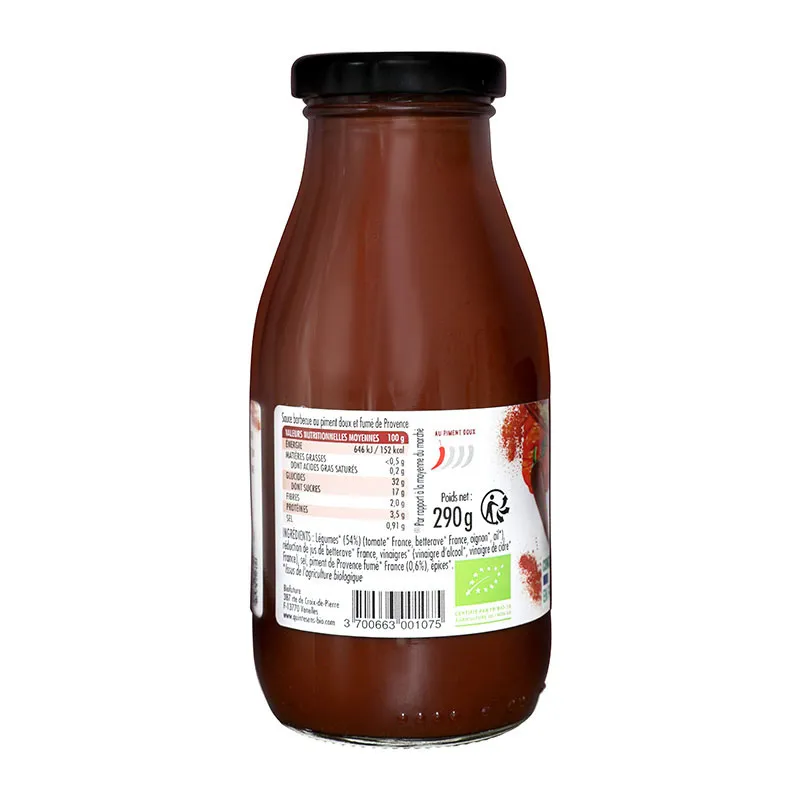 Incroyable Sauce Barbecue BIO - 290g-1