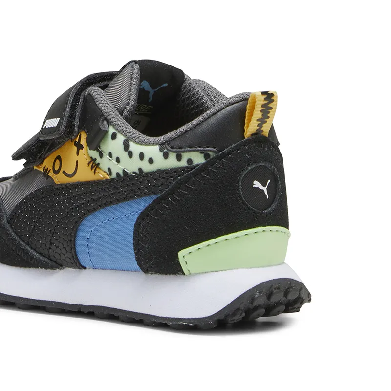 Baskets Bébé Rider - Anthracite/Bleu/Jaune - PUMA-1