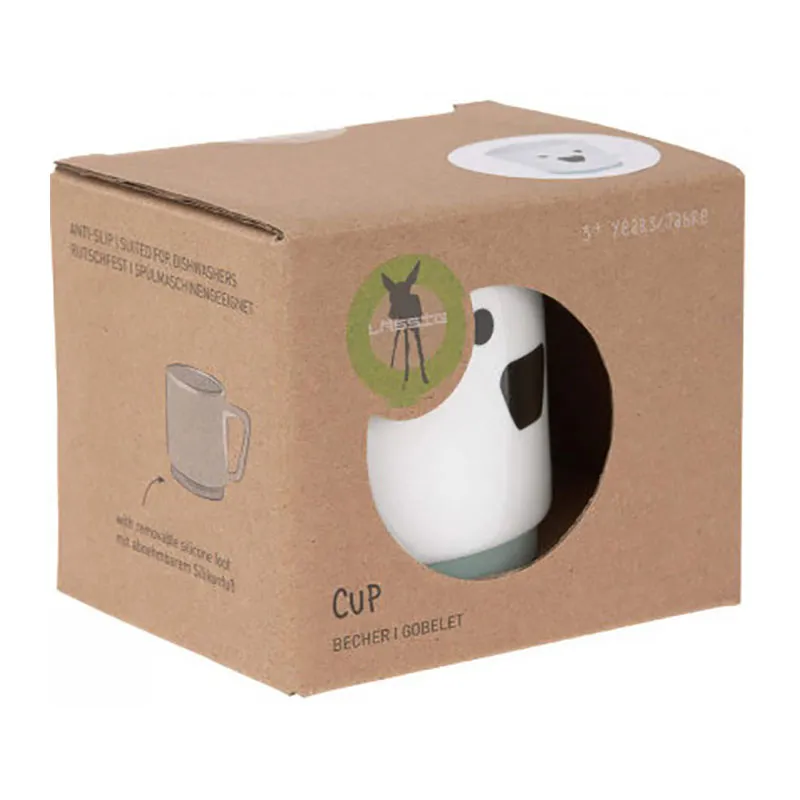 Tasse en Porcelaine/Silicone Chien Bleu - 36m+-3