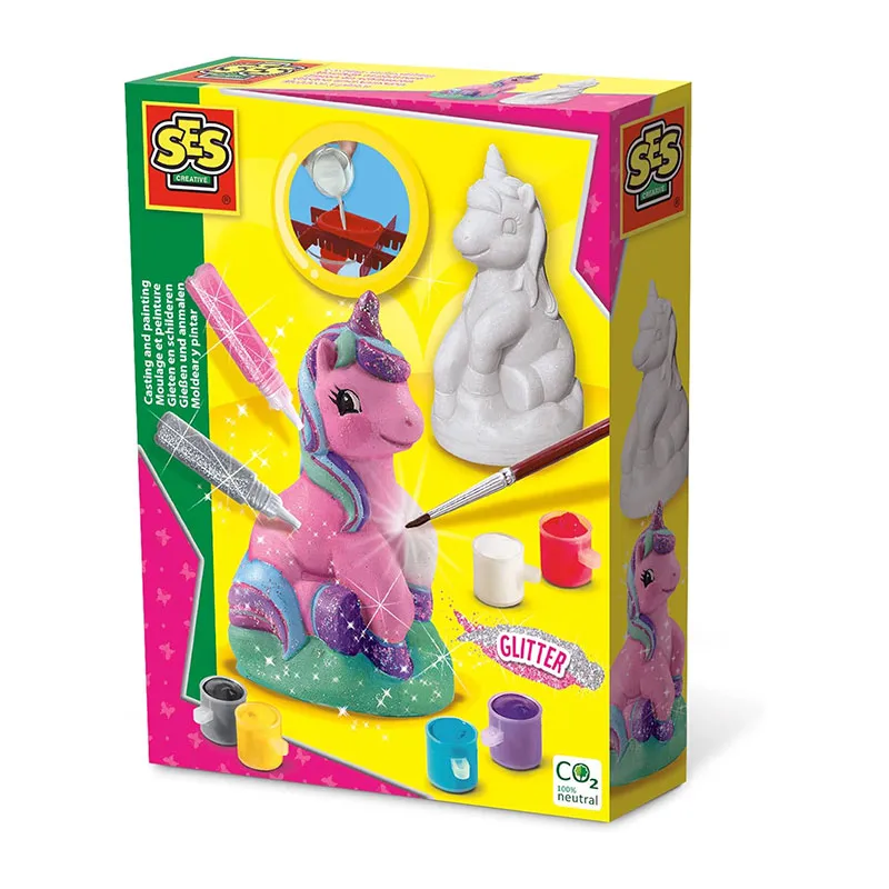 Kit créatif Moulage et peinture Licorne - 36m+-0