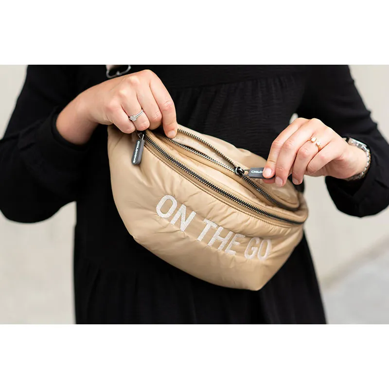 Sac banane On The Go Matelassé Beige - 34x12x16cm-9