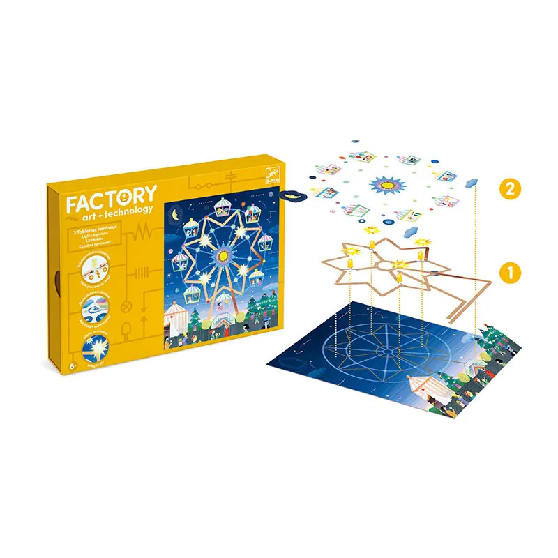 Kit créatif Tableaux lumineux Là-Haut 29pcs - 8+-0
