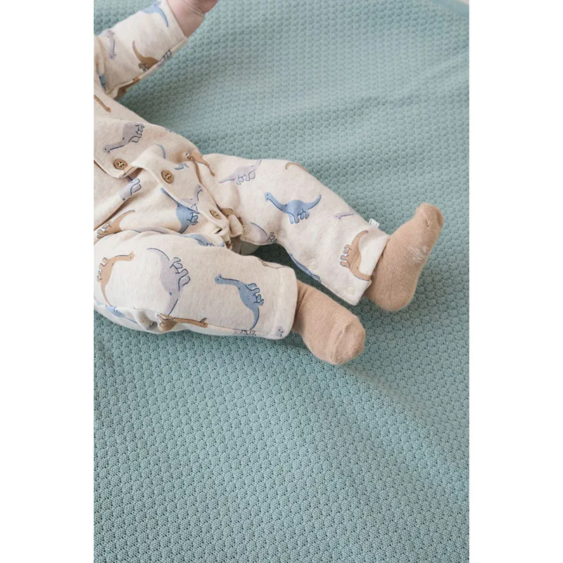 Chaussettes tricot Dinos - Beige-3