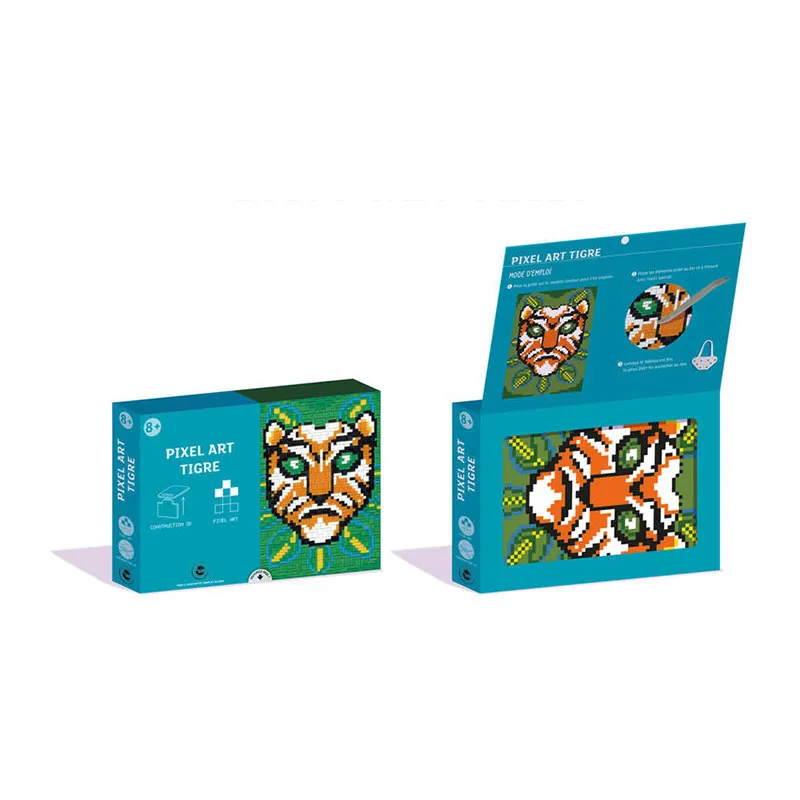 Kit créatif Pixel art - Tigre-1
