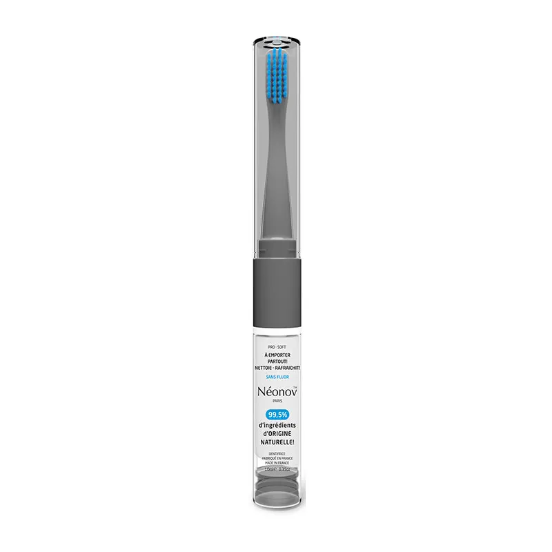 3 Brosse à dents Adulte avec dentifrice 2en1 Néonov-2