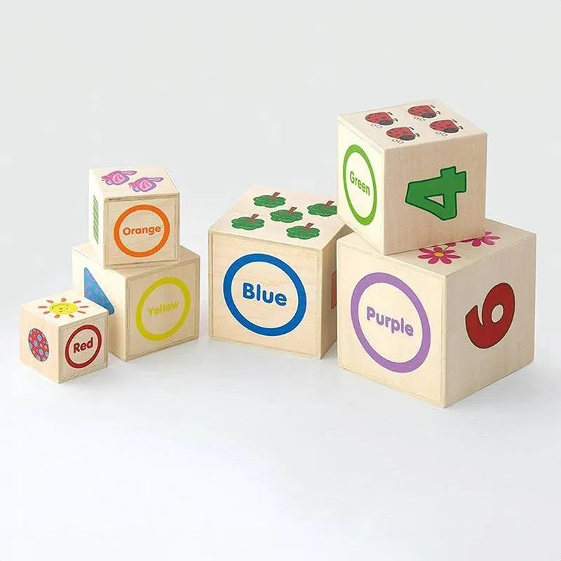 Cubes gigognes nature - 12m+-0