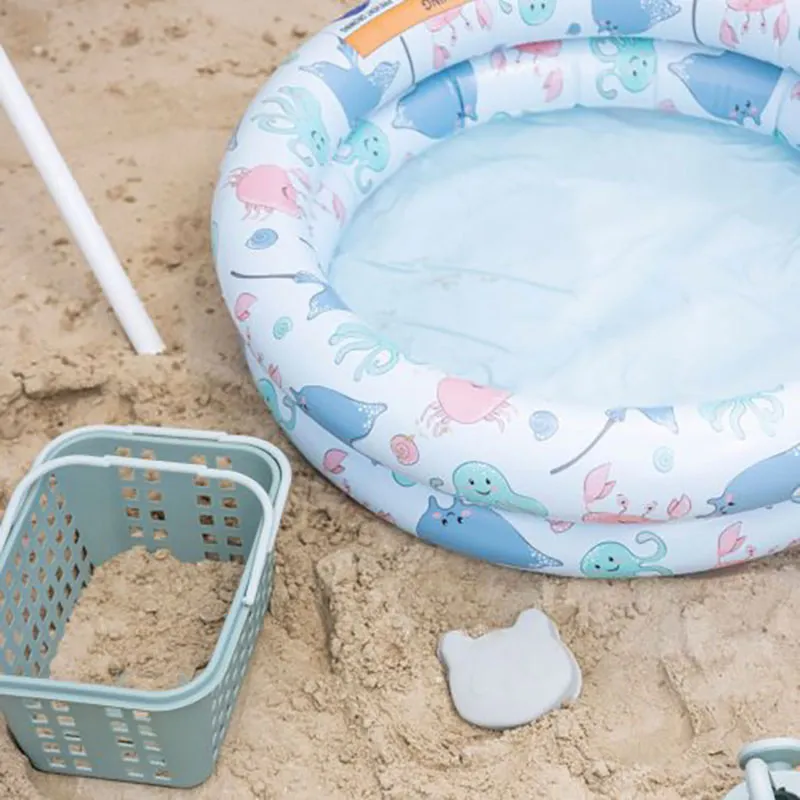 Piscine gonflable Bébé Animaux de la mer Ø60cm - 0m+-4