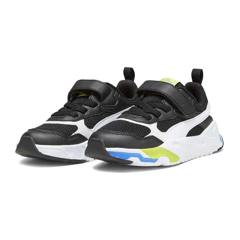 Baskets Garçon Trinity Puma - Noir/Blanc/Bleu/Vert-0