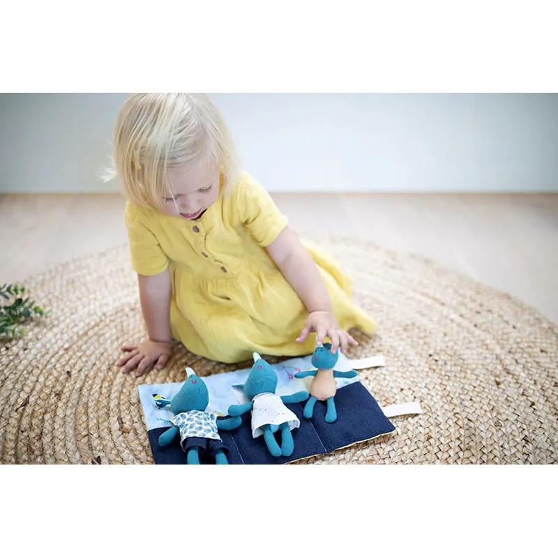 La famille de Marius le rhinocéros 4pcs - 24m+-2
