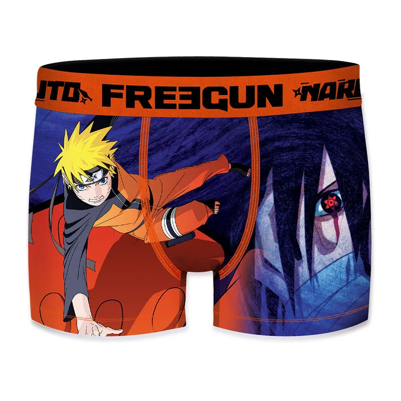 4 Boxers Homme Naruto Shippuden - Bleu/Noir-6