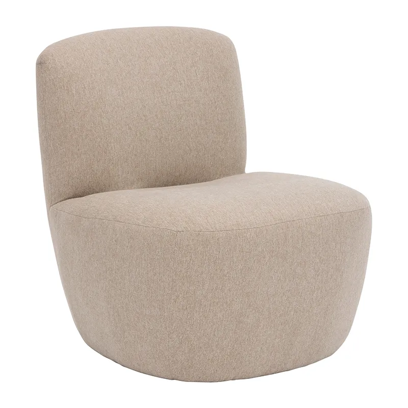 Chauffeuse Léone Beige - 65x71x68cm-1