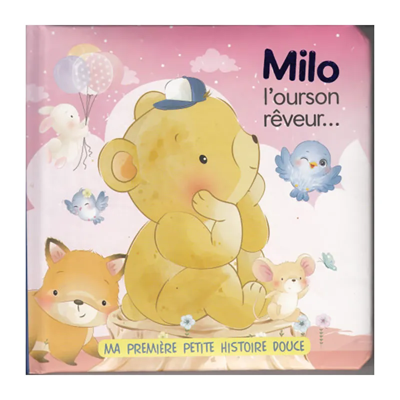 Livres cartonnés Milo l'oursn et Pidrou - 3+-1