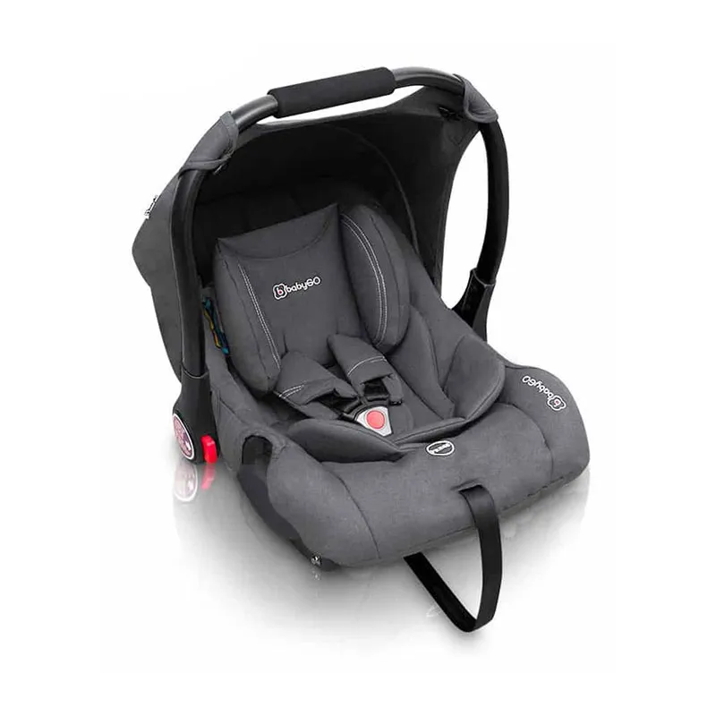 Trio Poussette transformable + Coque Halime Air Gris/Noir - 0m+-7