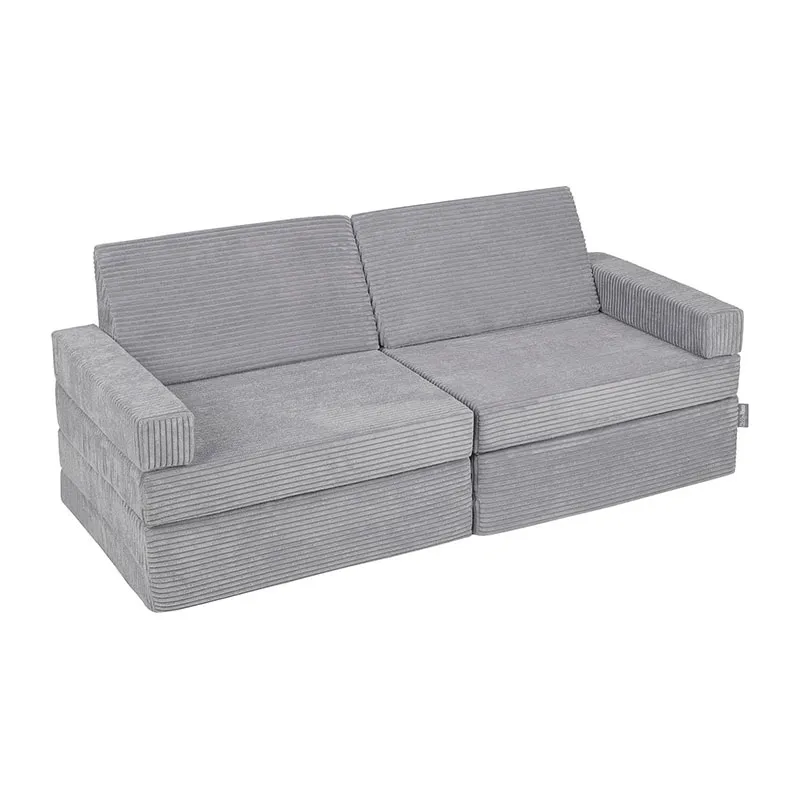 Canapé pliant pour enfant Gris Foncé - 110x70x30cm-0