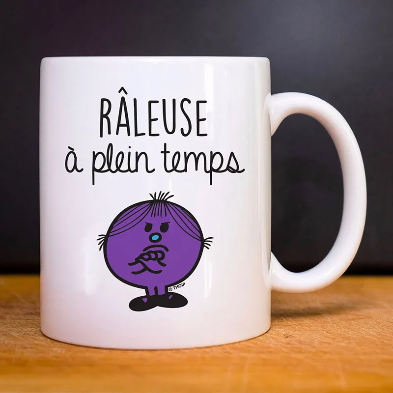 Mug Râleuse à plein temps - Blanc-0
