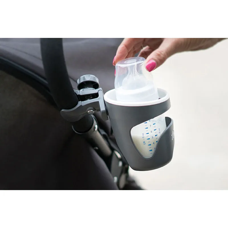 Porte-gobelet pour poussette - Gris/Blanc-4