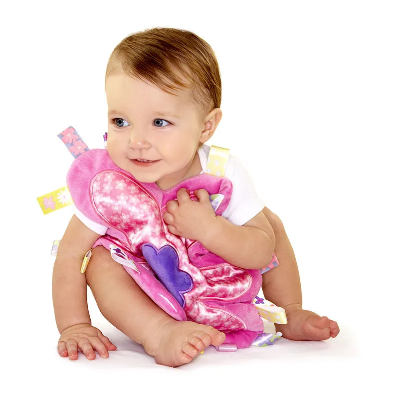Doudou Fleur Taggies Rose - 0m+-1