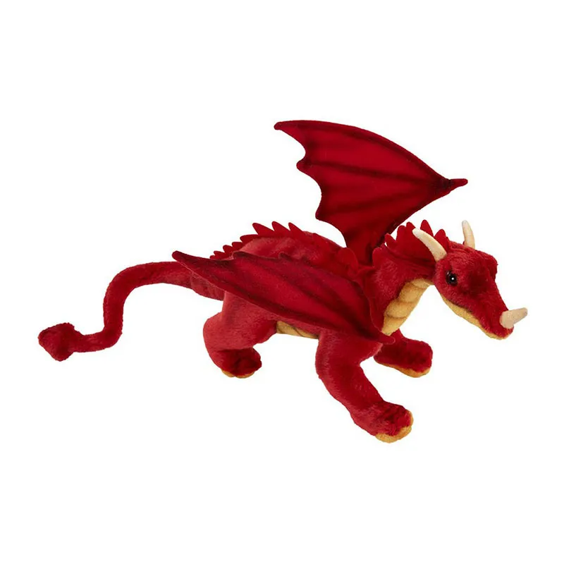 Peluche Dragon Rouge Hansa - 25cm-0