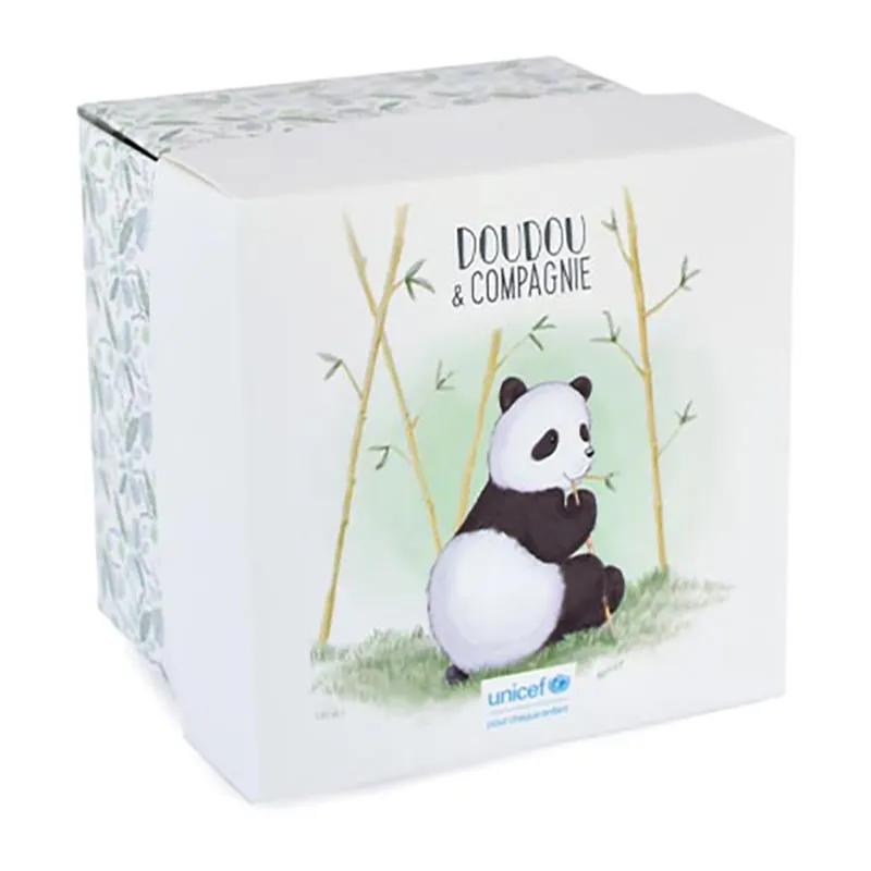 Doudou attache-sucette Panda Unicef - 12cm-2
