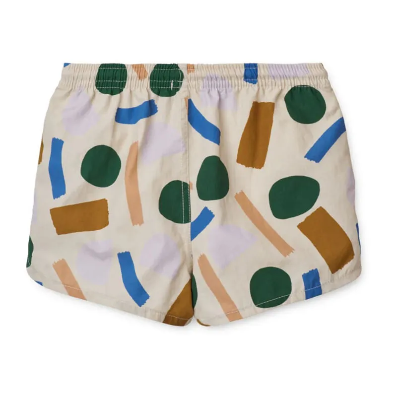 Short de bain Aiden Paint stroke & Sandy - Liewood-1