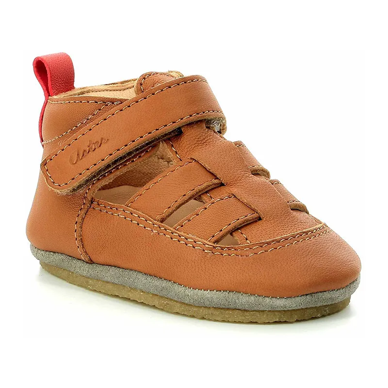 Salomés Bébé Layame Cuir - Camel-0
