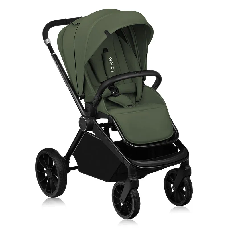 Duo Poussette Mika Plus + Nacelle Green Olive - 0m+-1