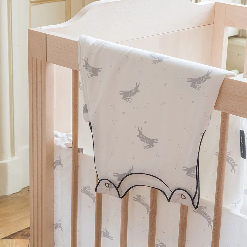 Tour de lit Coton BIO 60x120/70x140 Belleville - Gris-3