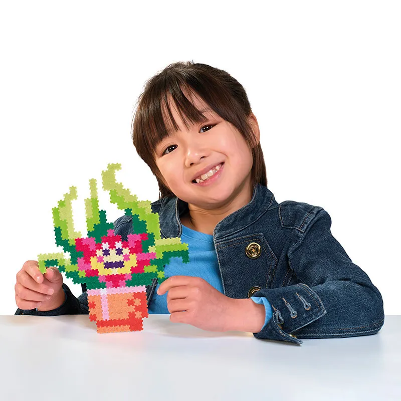 Jeu de construction Plantes Souriantes Jixelz 750pcs - 6+-1