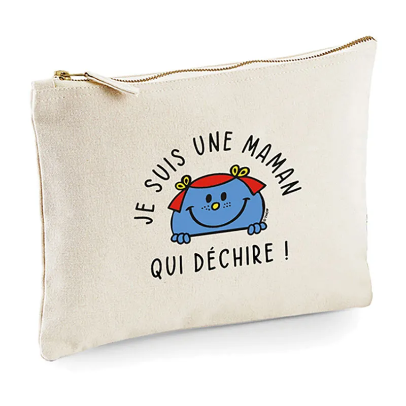 Trousse Je suis une maman qui déchire - Naturel-0