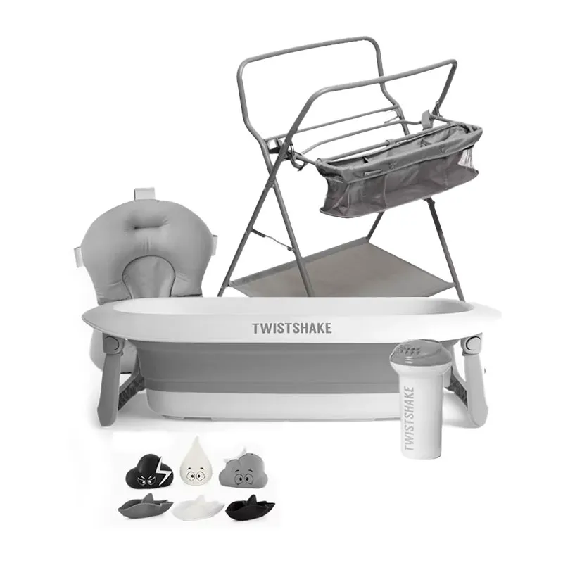 Kit Bain de luxe Bébé - Gris-1