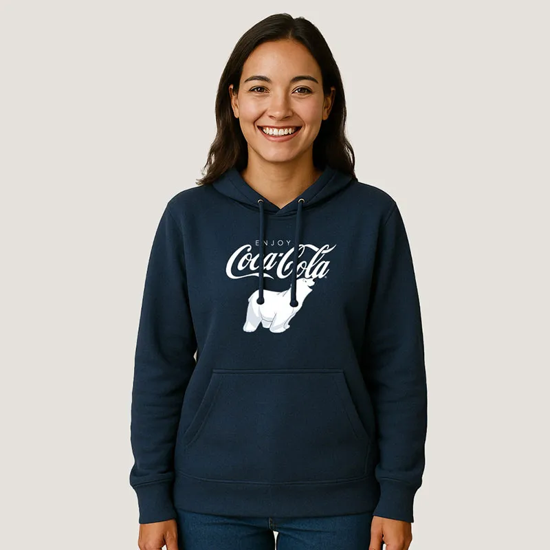 Hoodie Femme Enjoy Coca Cola - Navy-0