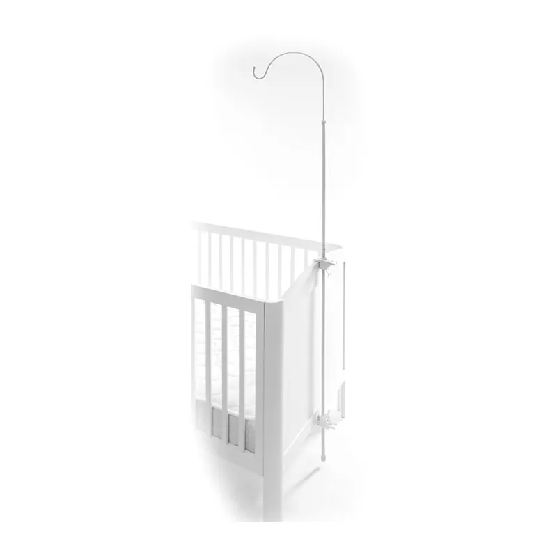 Base d'accroche pour ciel de lit/moustiquaire Blanc - 180cm-0