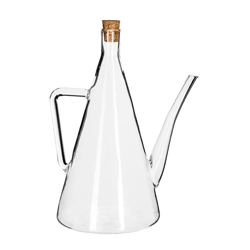 Bouteille huile vinaigre triangle  Verre 0,5L - ø15x19,5cm-0