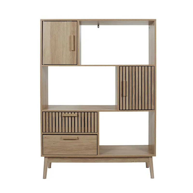 Bibliothèque Klaus Bois Naturel - 100x35x140cm-2
