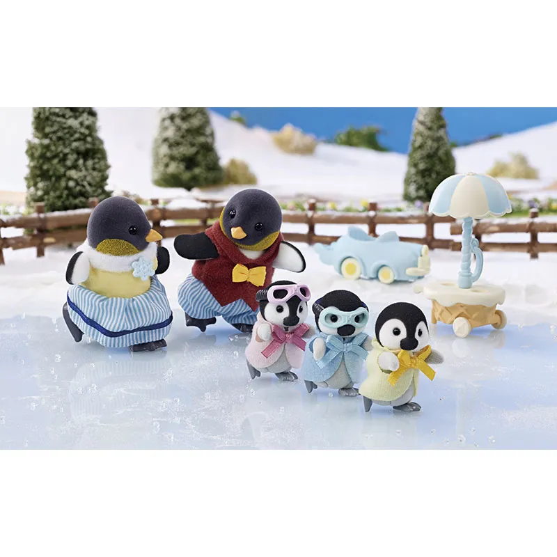 Famille pingouin & accessoires - 6pcs-3