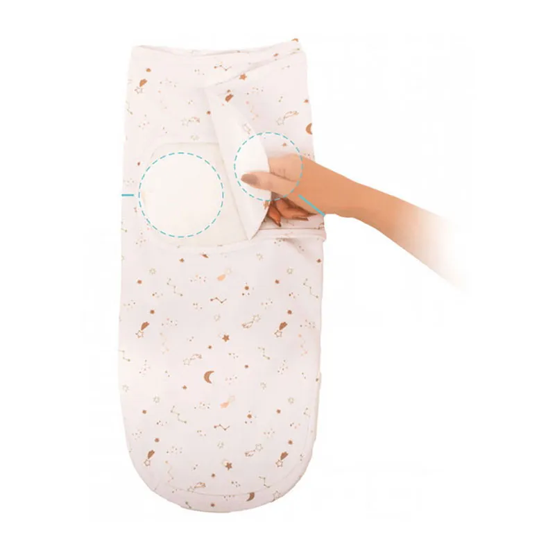 Emmaillotage bébé Fleur Galaxy - 85x85cm-2