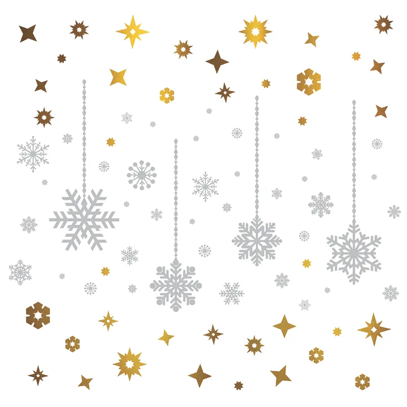 Stickers - Flocons de neige brillants-0