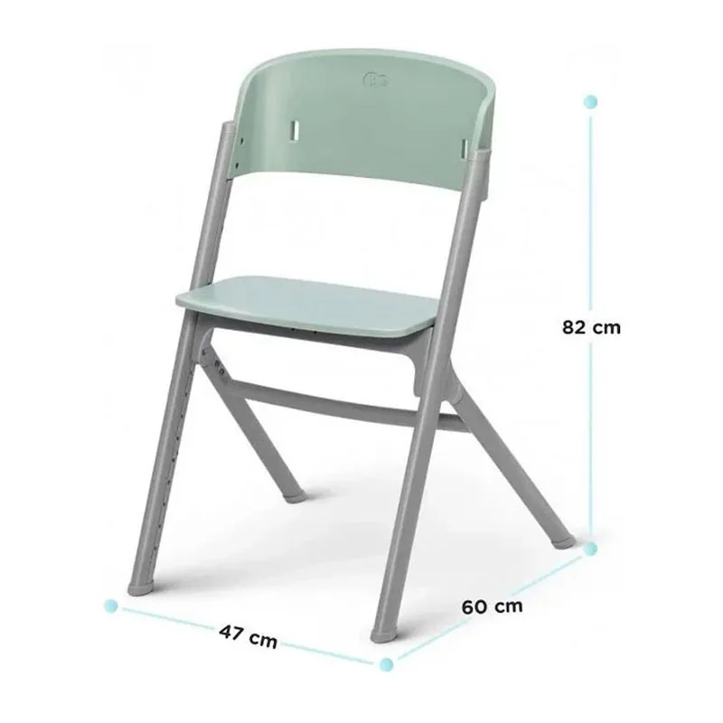 Chaise haute Livy Vert sans plateau - 6m+-3