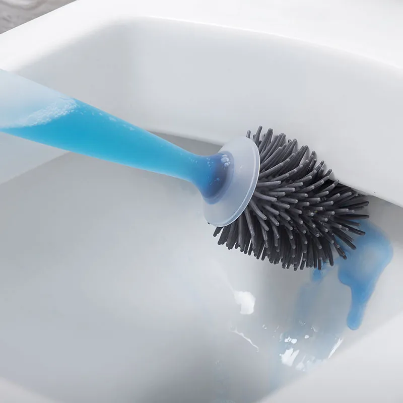 Brosse WC avec distributeur de savon - Ø10x45cm-5