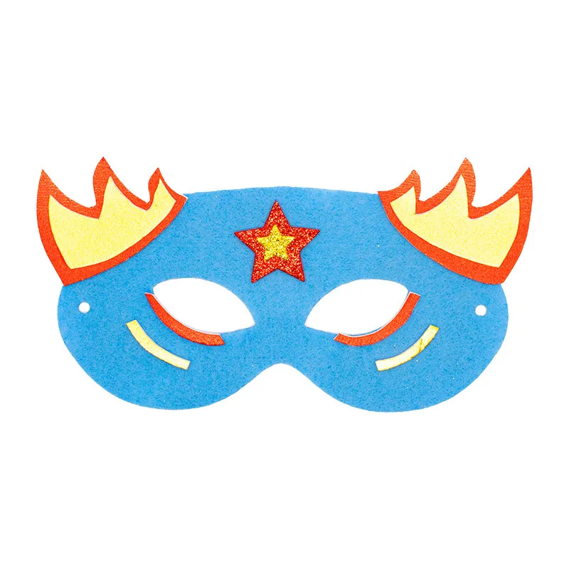 Masques en feutrine Superhéros à décorer 12pcs - 3+-4